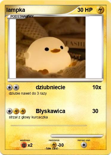 Pokemon lampka