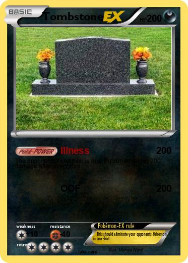 Pokemon Tombstone