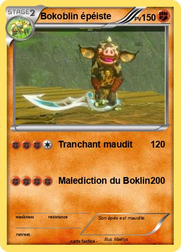Pokemon Bokoblin épéiste