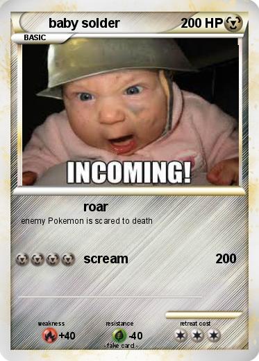 Pokemon baby solder