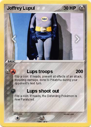 Pokemon Joffrey Lupul