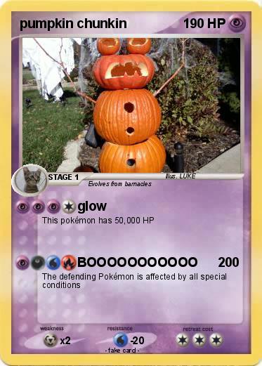 Pokemon pumpkin chunkin
