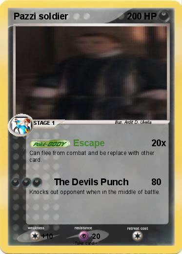 Pokemon Pazzi soldier