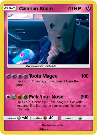 Pokemon Galarian Snom