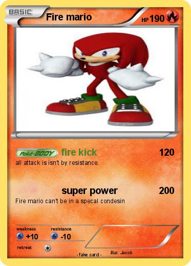 Pokemon Fire mario