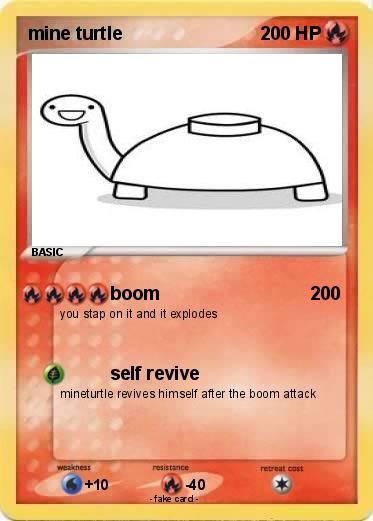 Pokemon mine turtle