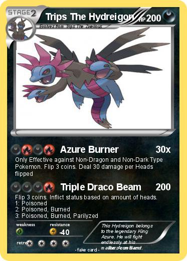 Pokemon Trips The Hydreigon