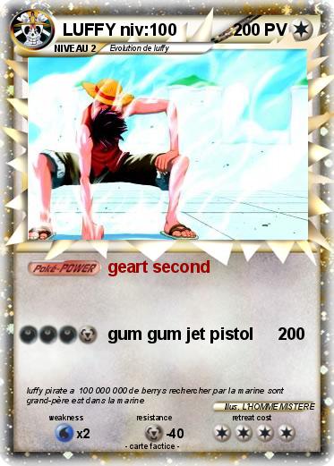 Pokemon LUFFY niv:100