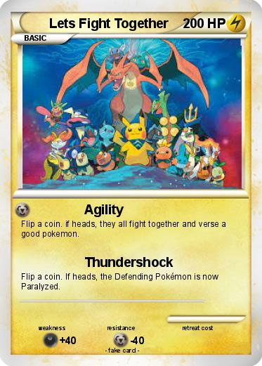 Pokemon Lets Fight Together