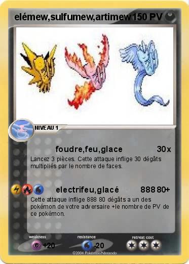 Pokemon elémew,sulfumew,artimew