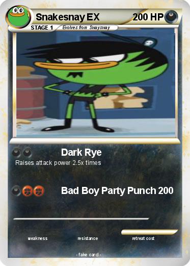 Pokemon Snakesnay EX