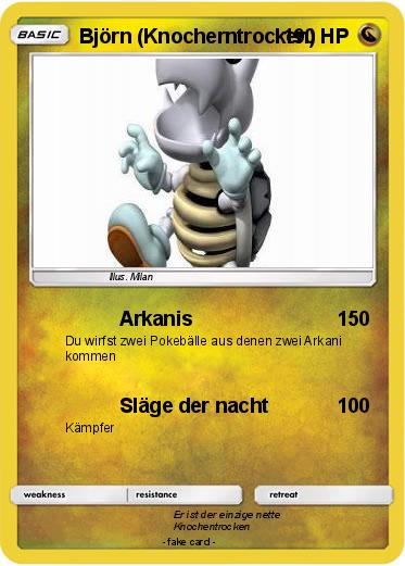 Pokemon Björn (Knocherntrocken)