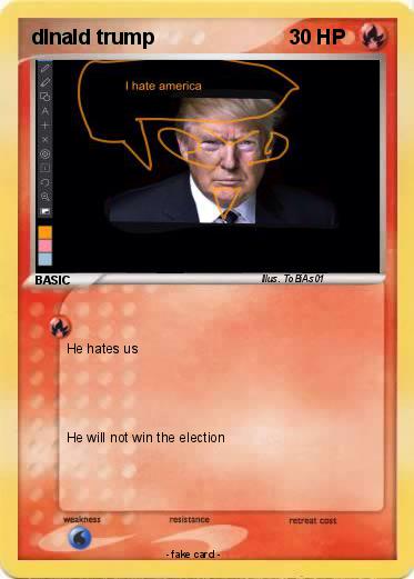 Pokemon dlnald trump