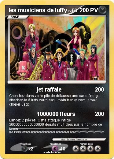 Pokemon les musiciens de luffy
