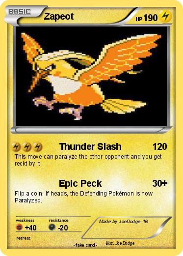 Pokemon Zapeot
