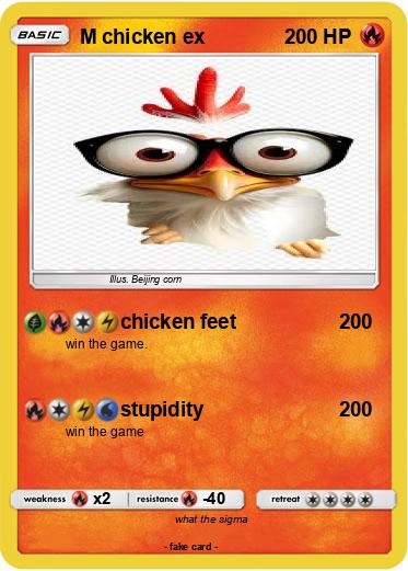 Pokemon M chicken ex