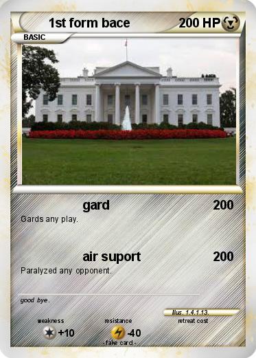 Pokemon 1st form bace