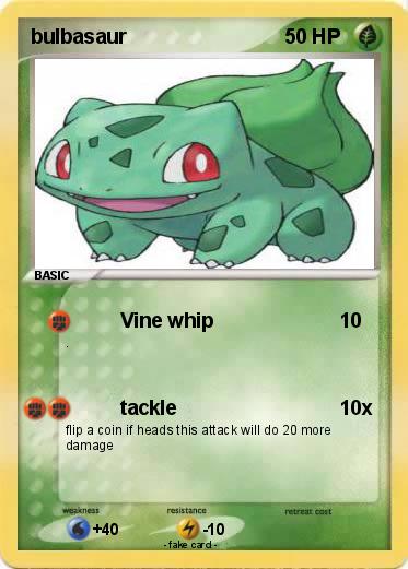 Pokemon bulbasaur