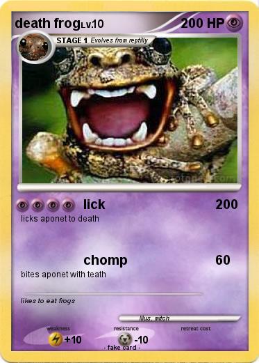 Pokemon death frog