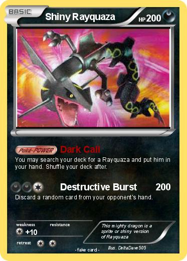 Pokemon Shiny Rayquaza