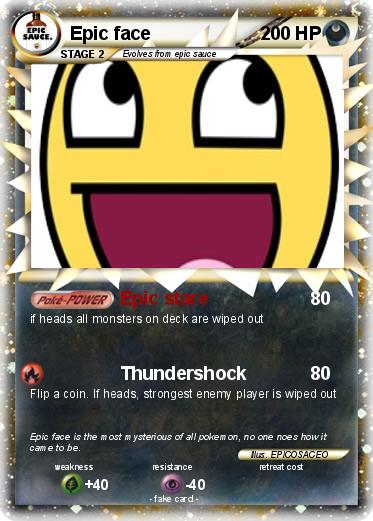 Pokemon Epic face