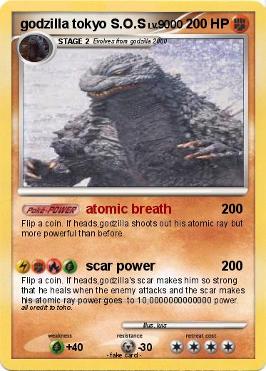 Pokemon godzilla tokyo S.O.S