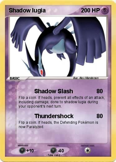 Pokemon Shadow lugia