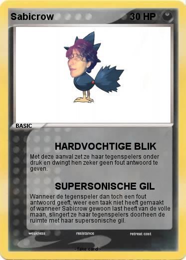 Pokemon Sabicrow
