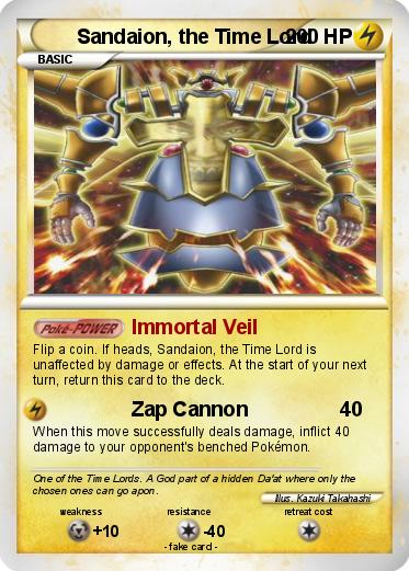 Pokemon Sandaion, the Time Lord