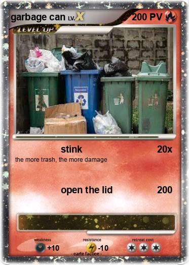 Pokemon garbage can