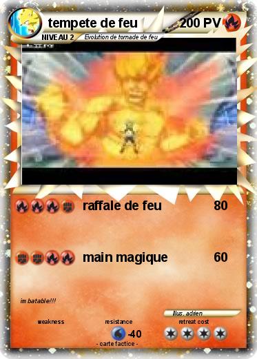 Pokemon tempete de feu