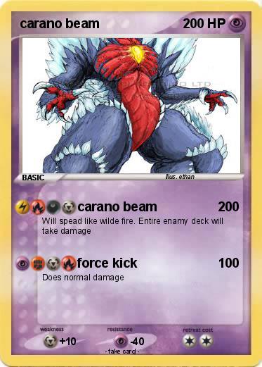 Pokemon carano beam