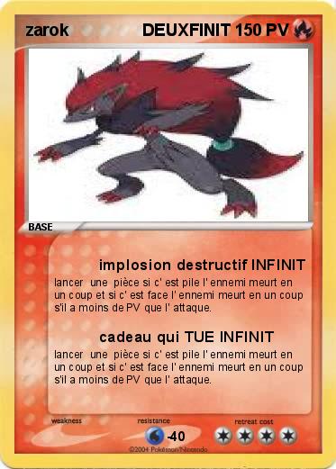 Pokemon zarok                DEUXFINIT