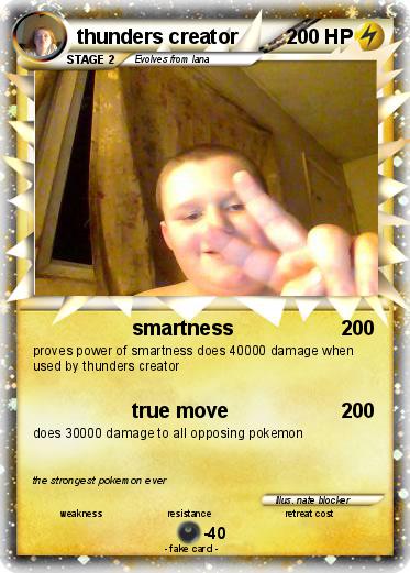 Pokemon thunders creator