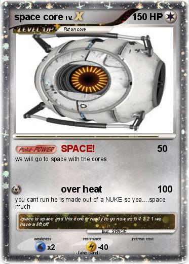 Pokemon space core