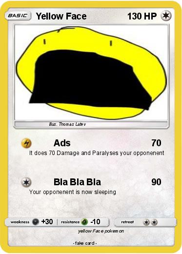 Pokemon Yellow Face