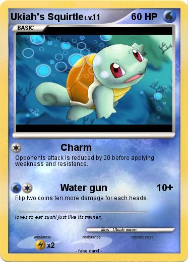 Pokemon Ukiah's Squirtle