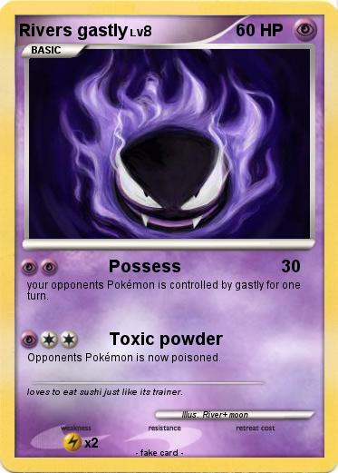 Pokemon Rivers gastly