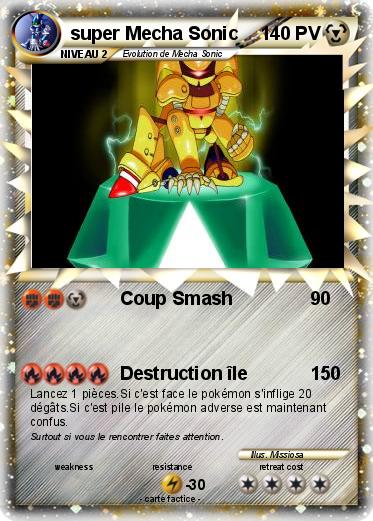 Pokemon super Mecha Sonic