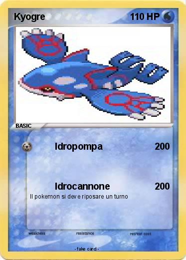 Pokemon Kyogre