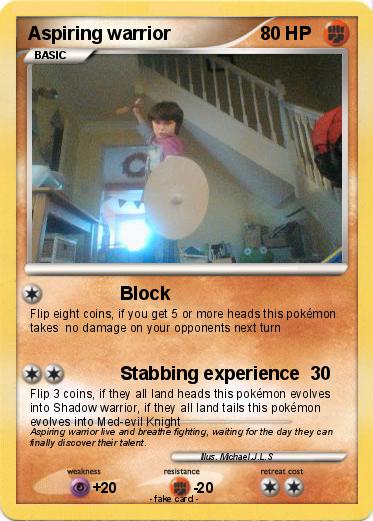 Pokemon Aspiring warrior