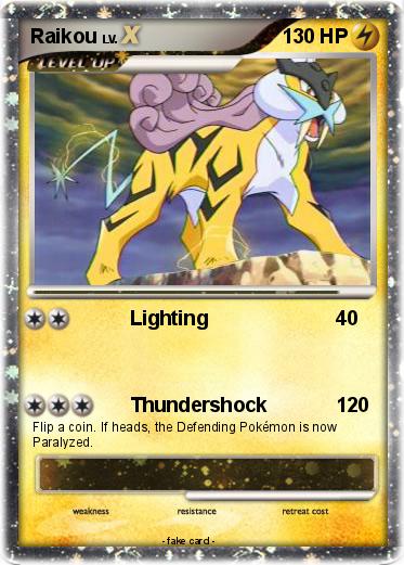 Pokemon Raikou