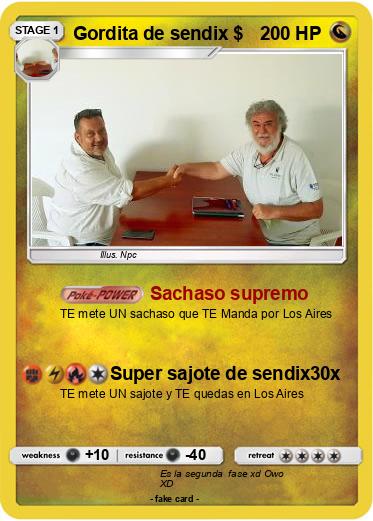 Pokemon Gordita de sendix $