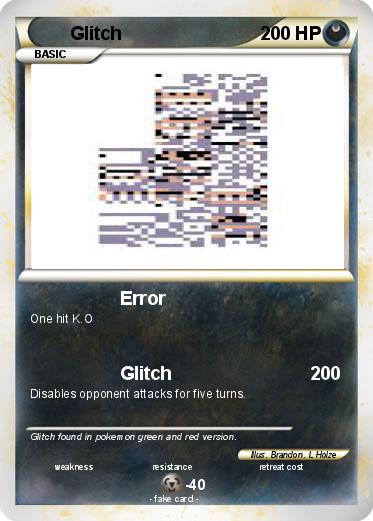 Pokemon Glitch