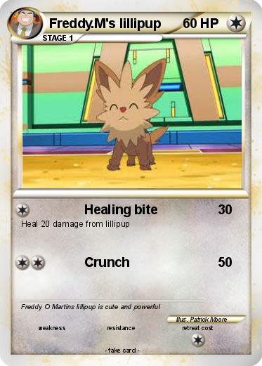 Pokemon Freddy.M's lillipup