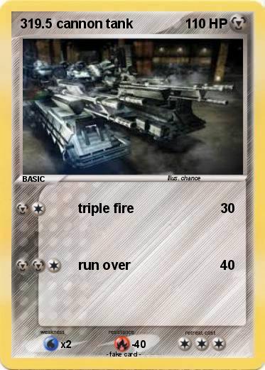 Pokemon 319.5 cannon tank