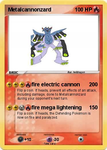 Pokemon Metalcannonzard