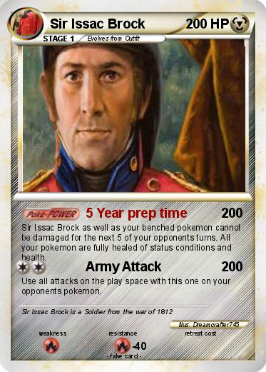 Pokemon Sir Issac Brock