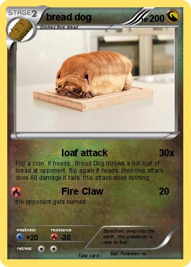 Pokemon bread dog
