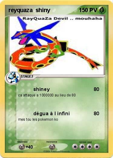 Pokemon reyquaza  shiny